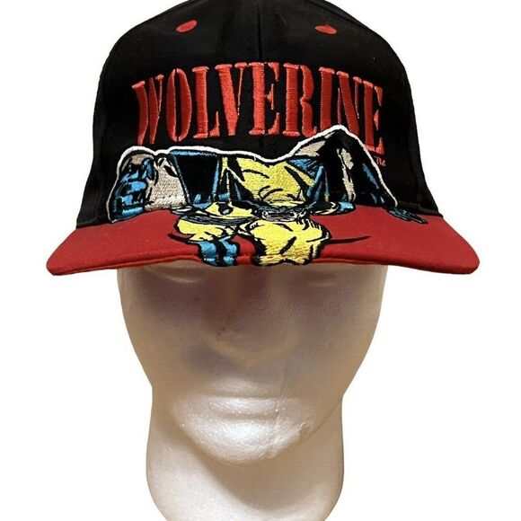 Marvel Wolverine X-Men Universal Vintage Red Snapback Hat One Size Fits All - Picture 1 of 6